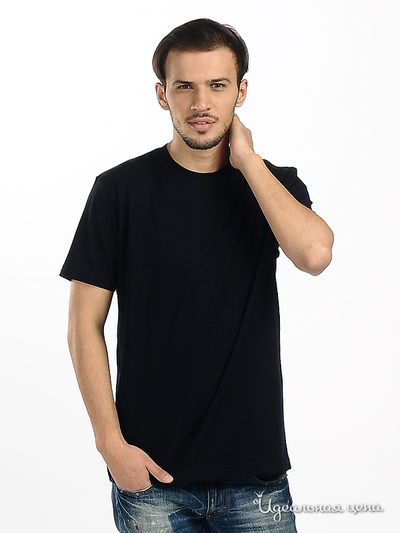 Футболка AlbertoMoretti&Windsor, цвет цвет темно-синий