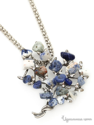 Брошь Biruza, цвет синий