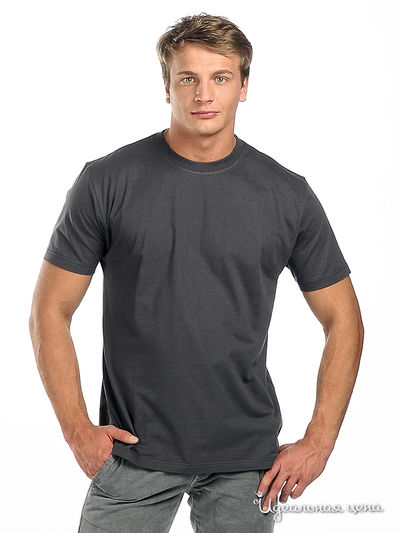 Футболка AlbertoMoretti&Windsor, цвет цвет темно-серый