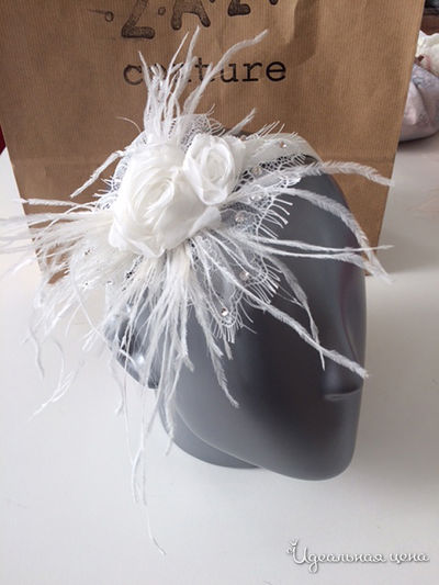 Ободок ZAZA couture, цвет белый