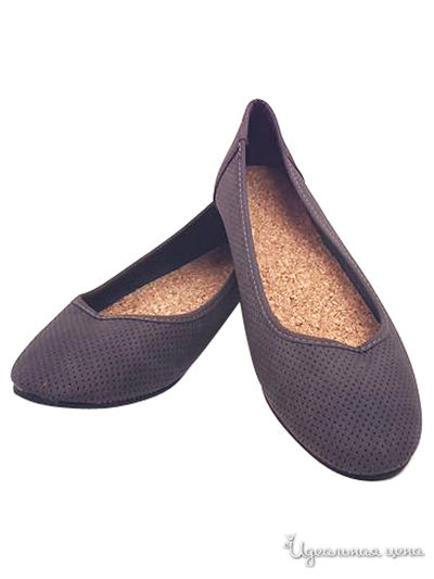 Балетки Nobbaro, цвет серый