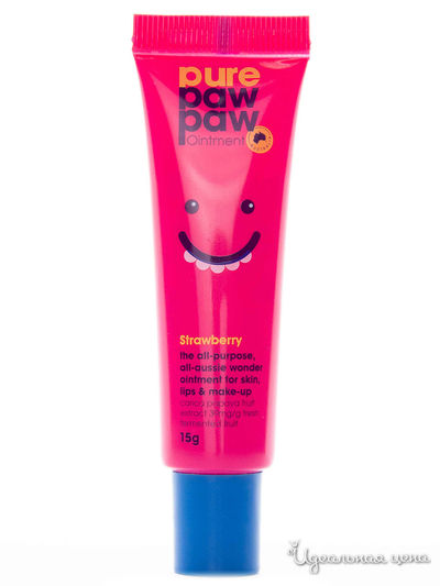Бальзам для губ с ароматом клубники, 15 г, Pure Paw Paw