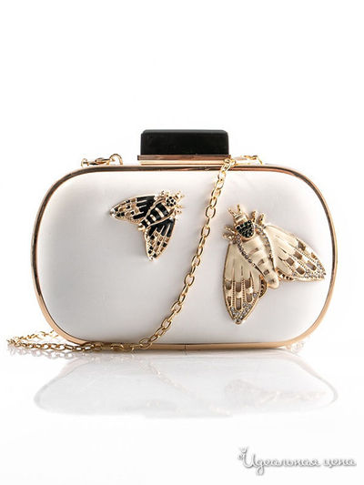 Клатч Bradex, цвет белый, золотой