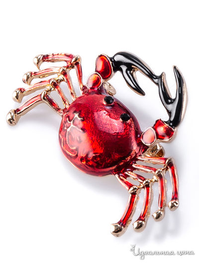 Брошь Bradex, цвет красный