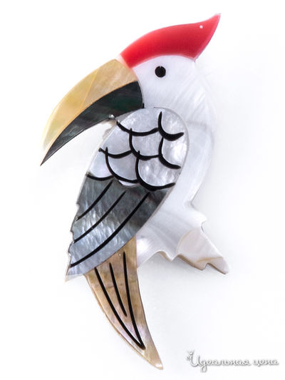 Брошь Bradex, цвет белый