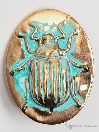 Брошь Beatrici Lux, цвет золотой