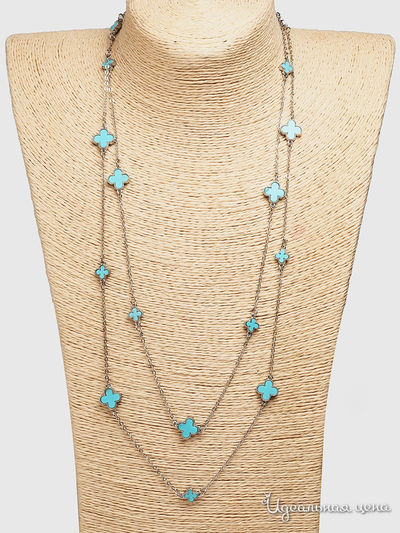 Колье Beatrici Lux, цвет голубой