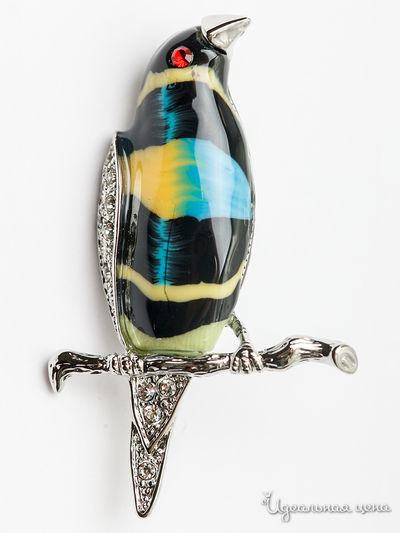 Брошь Beatrici Lux, цвет черный