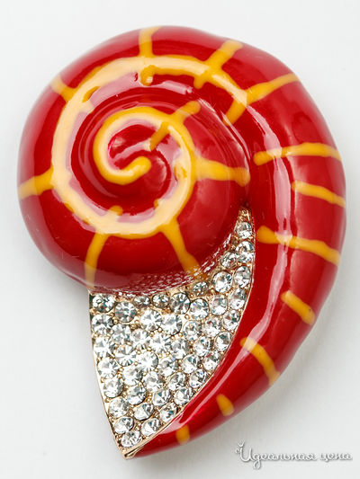 Кулон Beatrici Lux, цвет красный