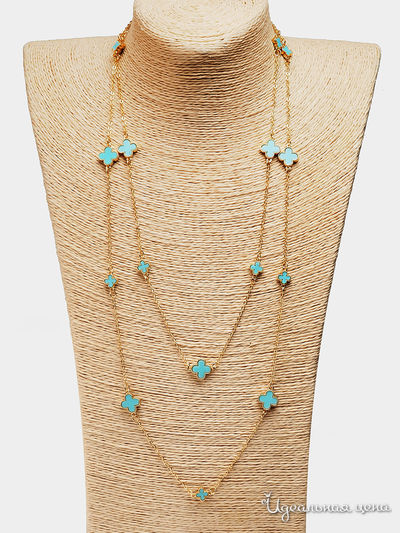 Колье Beatrici Lux, цвет голубой