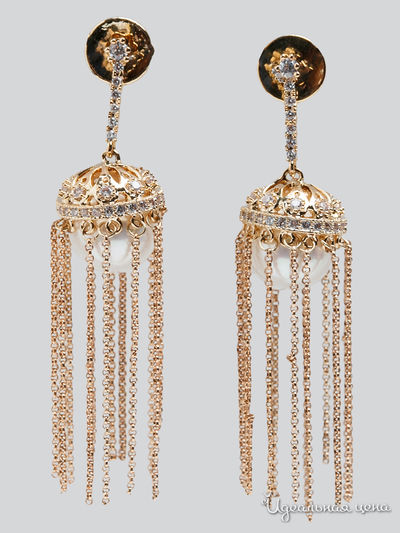 Серьги Beatrici Lux, цвет золотой