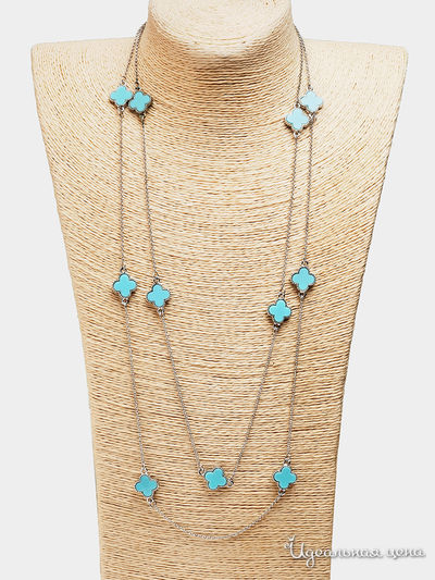 Колье Beatrici Lux, цвет голубой