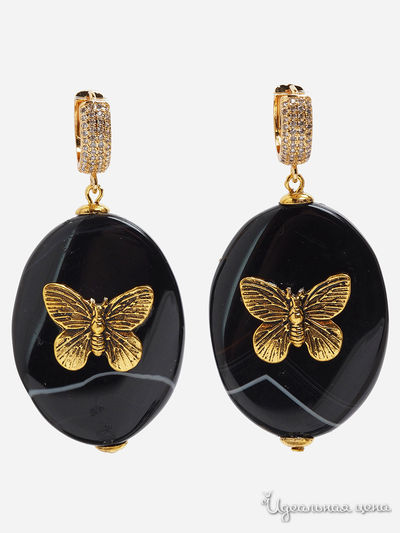 Серьги Beatrici Lux, цвет черный