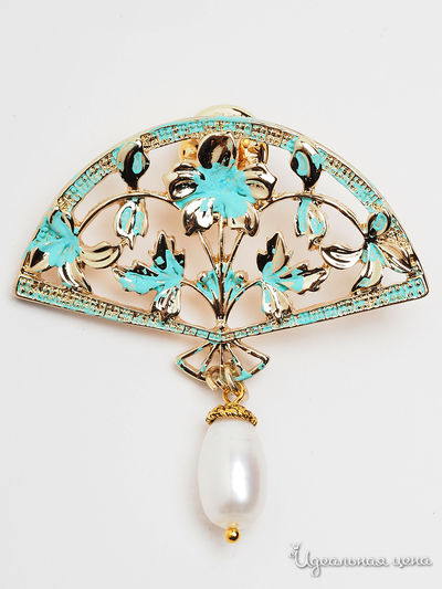 Брошь Beatrici Lux, цвет золотой