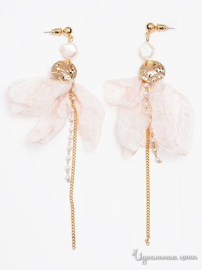 Серьги Beatrici Lux, цвет бежевый