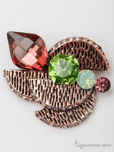 Брошь-кулон Fransua Ardy, цвет бронзовый