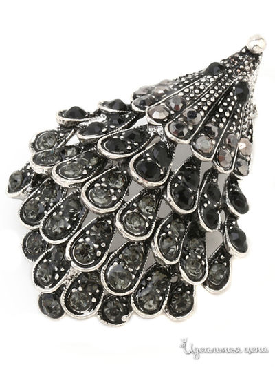 Брошь Fransua Ardy, цвет серебряный