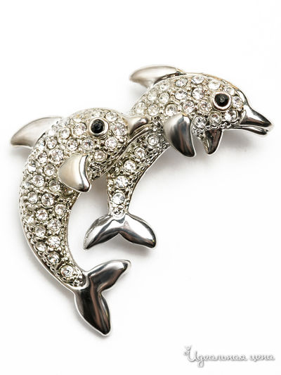 Брошь Fransua Ardy, цвет серебряный