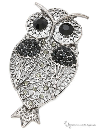 Брошь Fransua Ardy, цвет серебряный