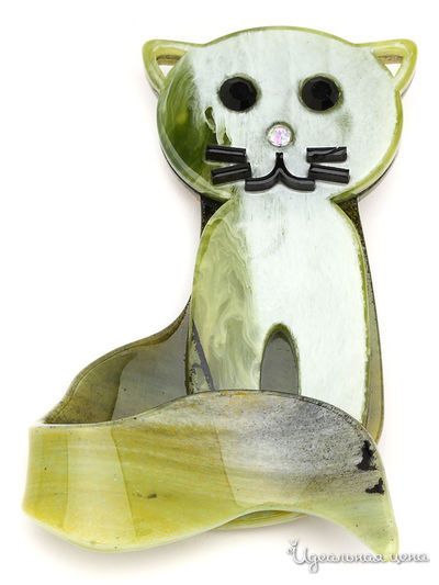 Брошь Fransua Ardy, цвет салатовый