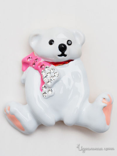 Брошь Fransua Ardy, цвет белый