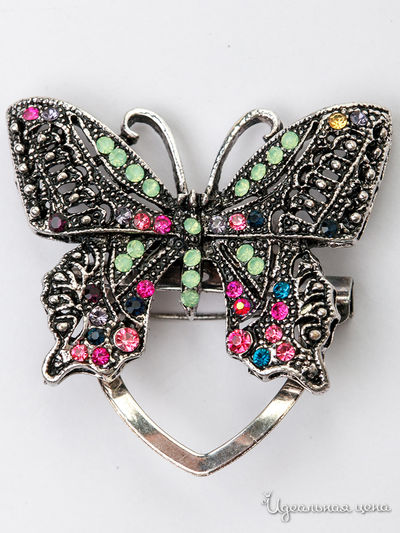 Брошь-зажим Fransua Ardy, цвет серебряный