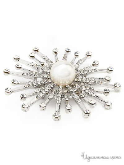 Брошь Fransua Ardy, цвет серебряный