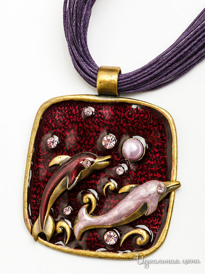 Колье Fransua Ardy, цвет фиолетовый