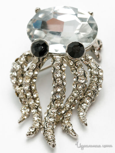 Брошь Fransua Ardy, цвет серебряный