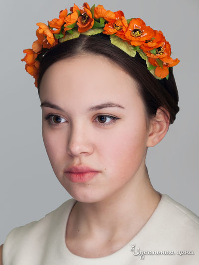 Ободок Fransua Ardy, цвет оранжевый