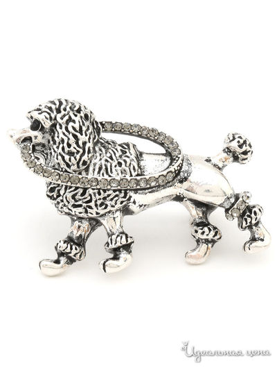 Брошь Fransua Ardy, цвет серебряный