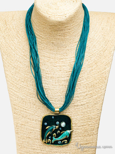 Колье Fransua Ardy, цвет бирюзовый, синий