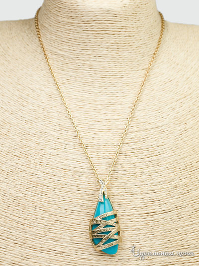 Колье Fransua Ardy, цвет голубой