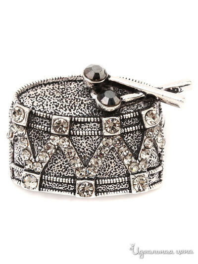 Брошь Fransua Ardy, цвет серебряный