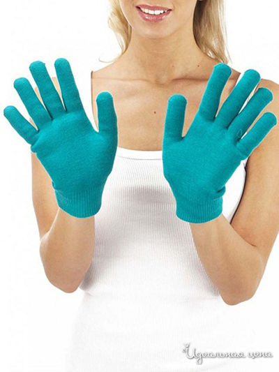 Маска-перчатки увлажняющие гелевые многоразового использования, Naomi, цвет бирюзовый