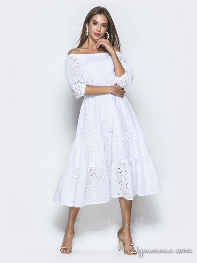 Платье Dressa, цвет белый