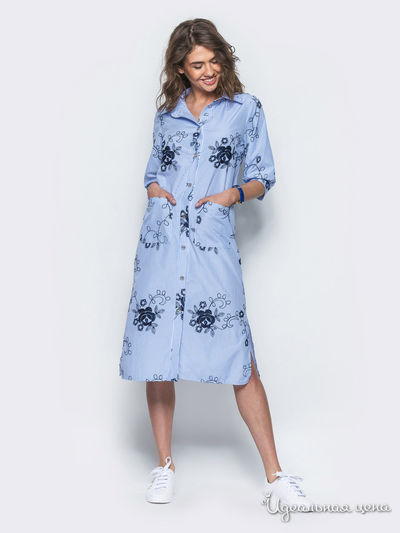 Платье Dressa, цвет голубой