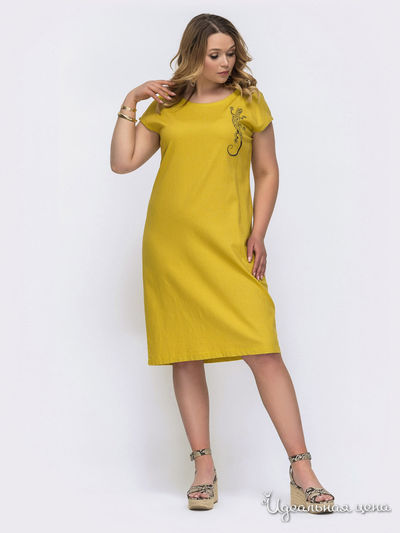 Платье Dressa, цвет желтый