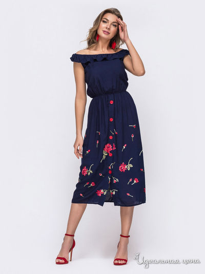 Платье Dressa, цвет темно-синий