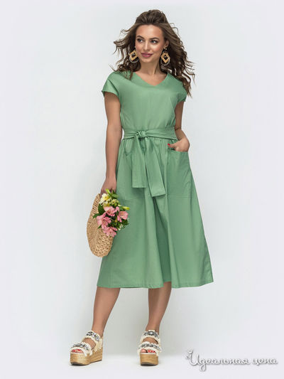 Платье Dressa, цвет зеленый