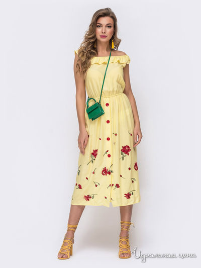 Платье Dressa, цвет желтый