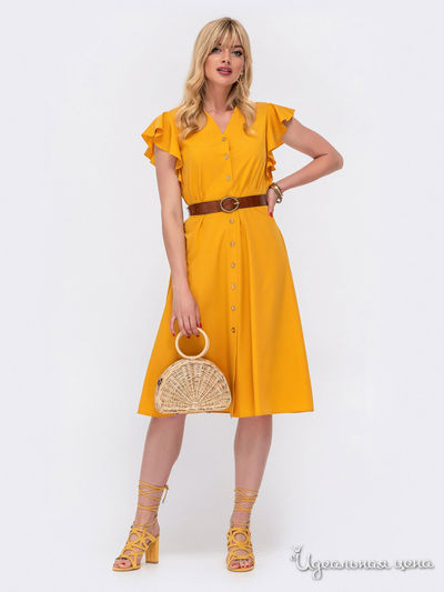 Платье Dressa, цвет желтый