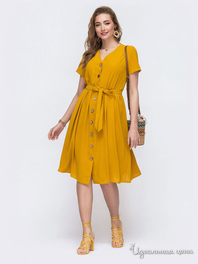 Платье Dressa, цвет желтый