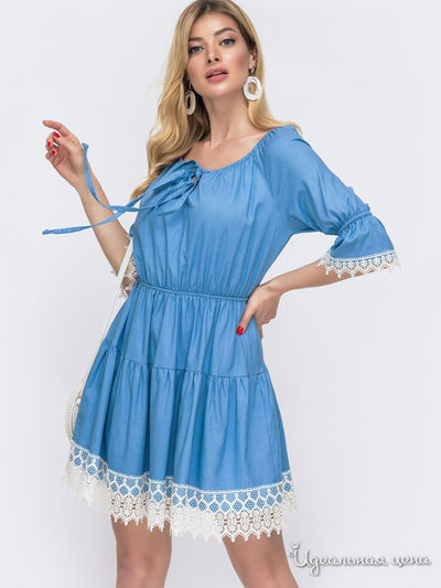 Платье Dressa, цвет голубой
