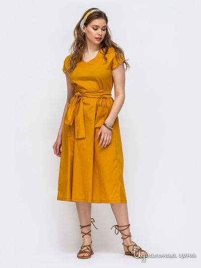 Платье Dressa, цвет желтый