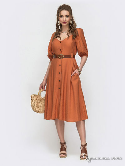 Платье Dressa, цвет терракотовый