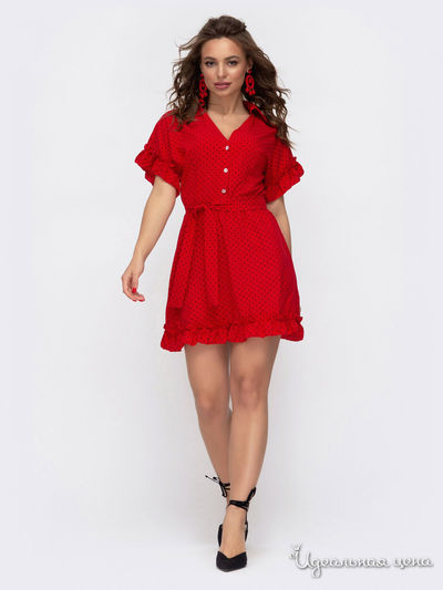 Платье Dressa, цвет красный