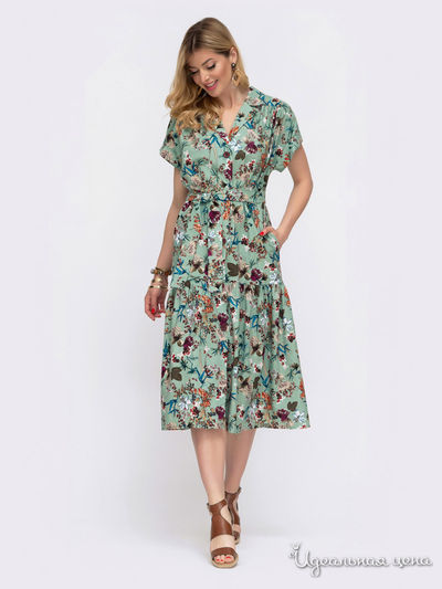 Платье Dressa, цвет зеленый