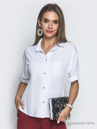 Блуза Dressa, цвет белый