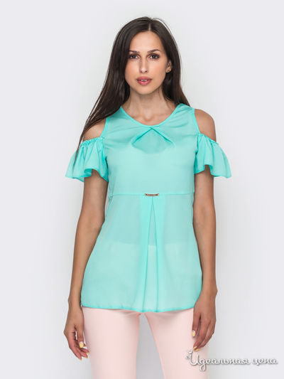 Блуза Dressa, цвет бирюзовый